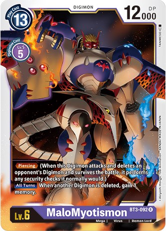 MaloMyotismon [BT3-092] (Revision Pack 2021) [Release Special Booster Promos] - Just $0.25! Shop now at Retro Gaming of Denver