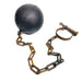 Foam Rubber Ball with Plastic Chain & Prop Leg Iron - Action Prop - for just $90! 