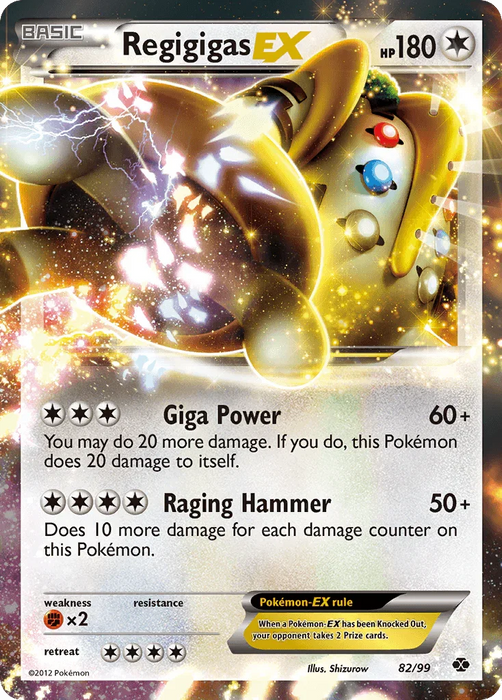 Regigigas EX (82/99) [Black & White: Next Destinies] - for just $7.75! 