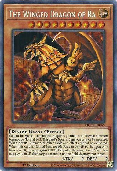 The Winged Dragon of Ra [KICO-EN065] Secret Pharaoh's Rare - for just $76.05! 