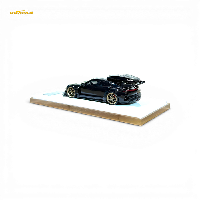 404ERROR Porsche Taycan Black with Roof Box 1:64 - for just $74.99! 