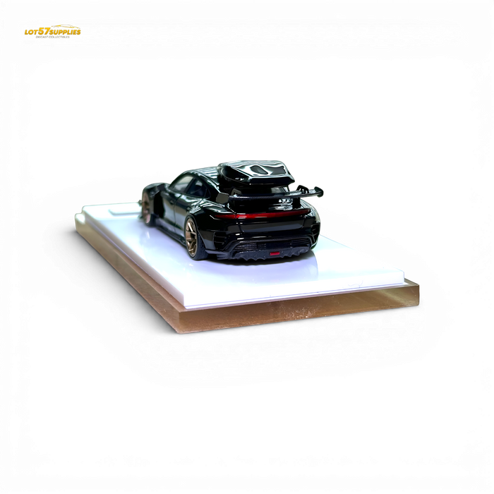 404ERROR Porsche Taycan Black with Roof Box 1:64 - for just $74.99! 