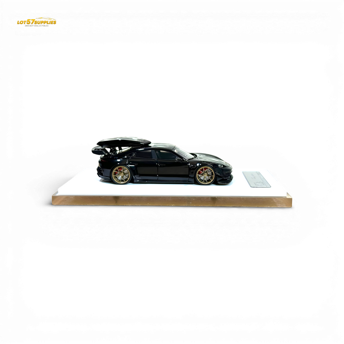 404ERROR Porsche Taycan Black with Roof Box 1:64 - for just $74.99! 
