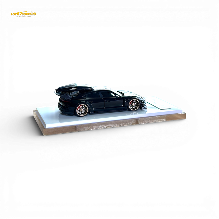 404ERROR Porsche Taycan Black with Roof Box 1:64 - for just $74.99! 