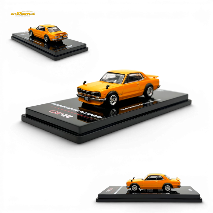 Inno64 Nissan Skyline 2000 GT-R KPGC10 Orange 1:64 - for just $34.99! 