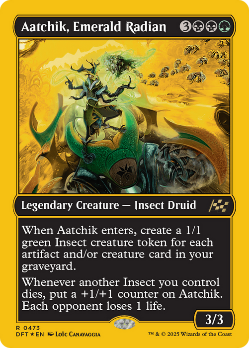 Aatchik, Emerald Radian (DFT-473) - Aetherdrift Foil - for just $0.55! 