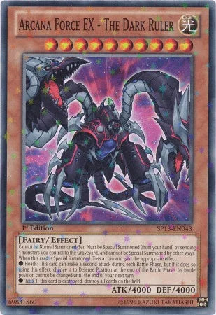 Arcana Force EX - The Dark Ruler [SP13-EN043] Starfoil Rare - for just $2.10! 