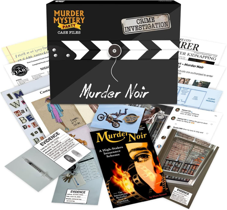 Murder Mystery Party: Case Files - Murder Noir - for just $25! 