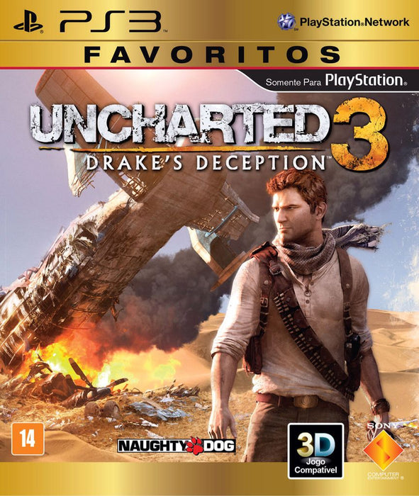 Uncharted 3: Drake's Deception [Brazilian Import] (Playstation 3) - for just $0.99! 