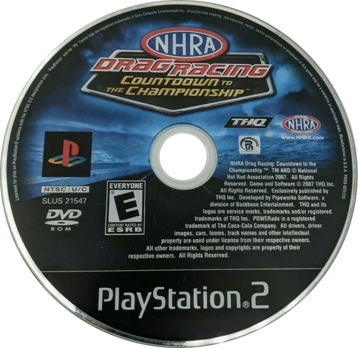 NHRA Countdown to the Championship 2007 – PlayStation 2 (PS2) - for just $6.99! 