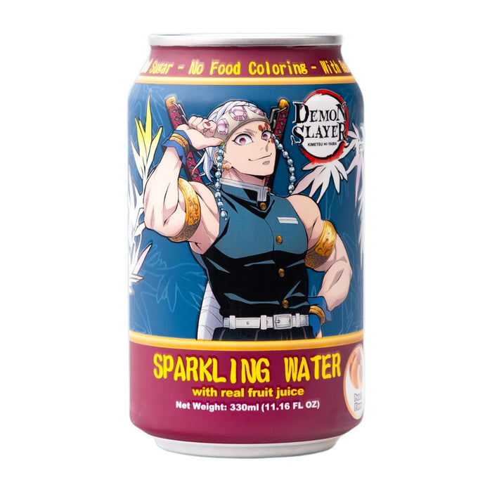 Demon Slayer Peach Sparkling Water – 11.16 fl oz (330 ml) Cans – Tengen Uzui Collectible Anime Drink (1 Can) - for just $3.50! 