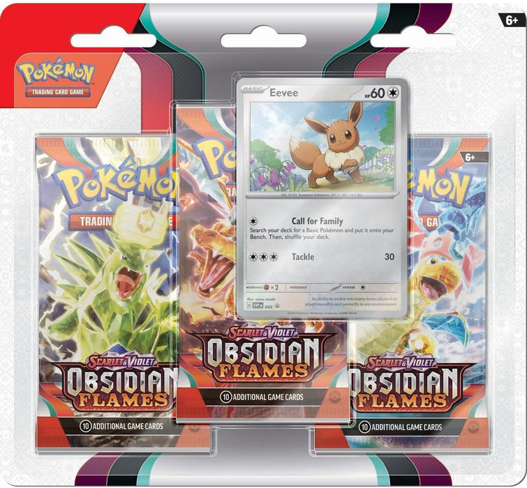 Pokemon: Scarlet & Violet - Obsidian Flames 3-Booster Blister Pack - Houndstone - for just $15.99! 