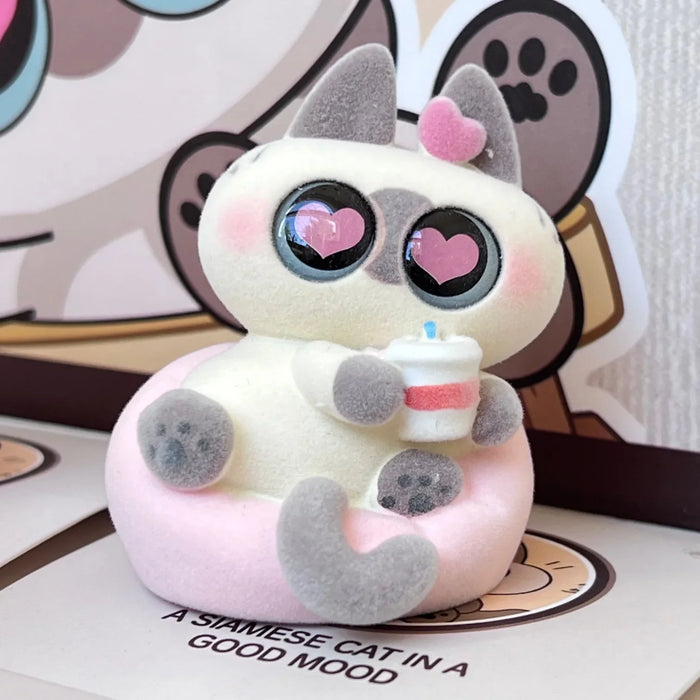 BIG EYED CAT FIGURINE BLIND BOX (1 Blind Box) - for just $14.99! 