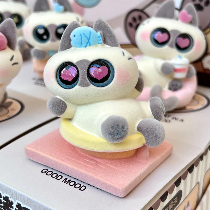 BIG EYED CAT FIGURINE BLIND BOX (1 Blind Box) - for just $14.99! 