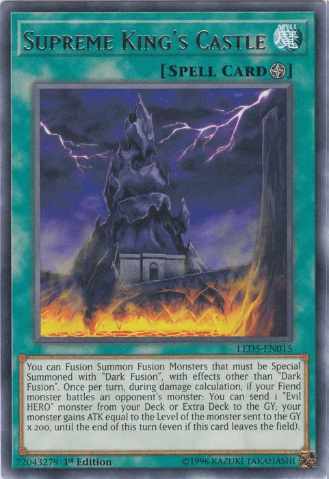 Supreme King's Castle [LED5-EN015] Rare - for just $0.35! 