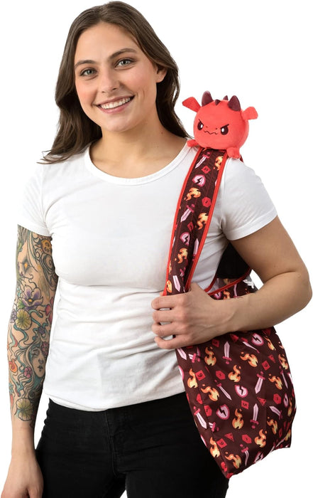 TeeTurtle Plushie Tote Bag: Red Dragon - for just $23.99! 