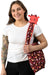 TeeTurtle Plushie Tote Bag: Red Dragon - for just $23.99! 