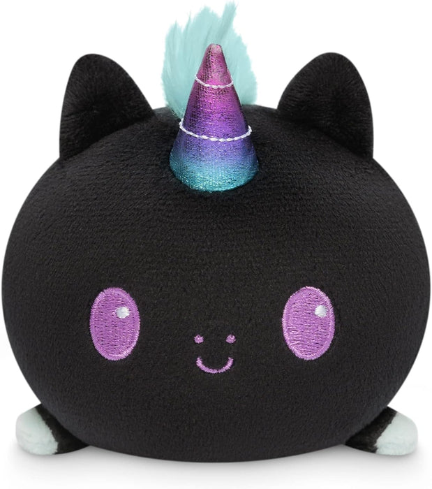 TeeTurtle Plushie Tote Bag: Rainbow Pride Black Unicorn - for just $20! 