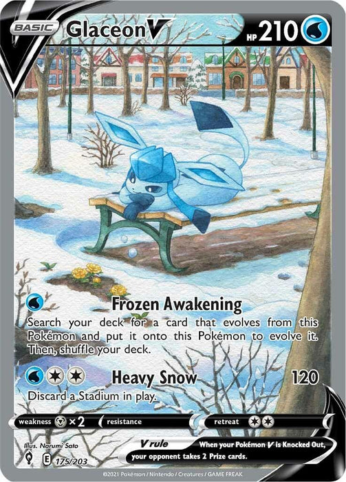 Glaceon V (175/203) [Sword & Shield: Evolving Skies] - for just $63.95! 