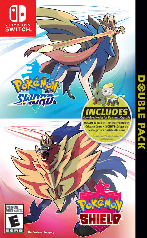 Pokemon Sword and Pokemon Shield Double Pack [Target Edition] (Nintendo Switch) - for just $0! 