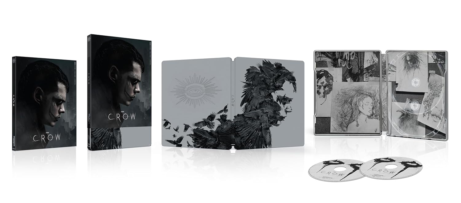 The Crow Steelbook (2024) [4K UHD + Blu-ray + Digital] - for just $40.99! 
