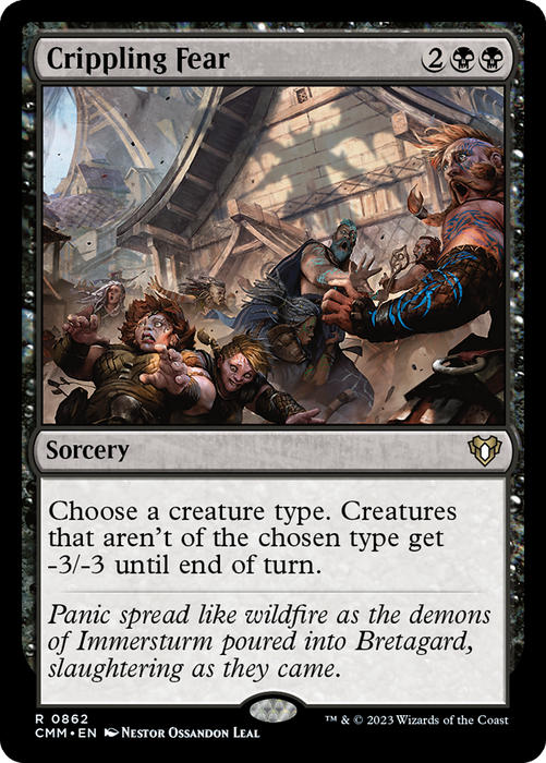 Crippling Fear (CMM-862) - Commander Masters - for just $0.48! 
