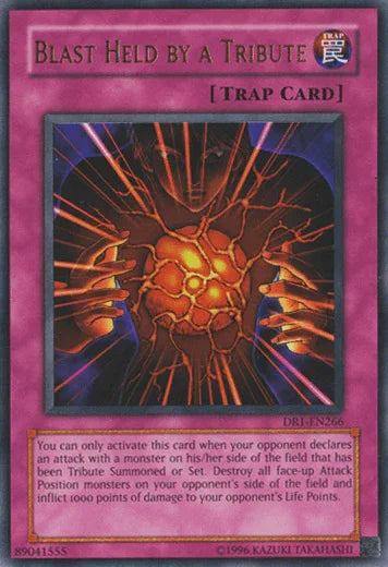Blast Held by a Tribute [DR1-EN266] Ultra Rare - for just $0.50! 