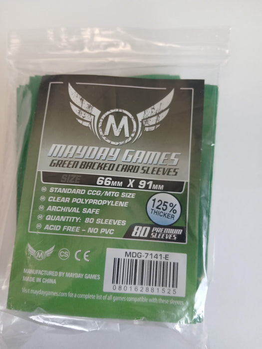 MTG/CCG Card Sleeves (63.5x88mm) PREMIUM COLOR BACKED!  80/Pack (Choose from 6 Colors!) - for just $4.95! 