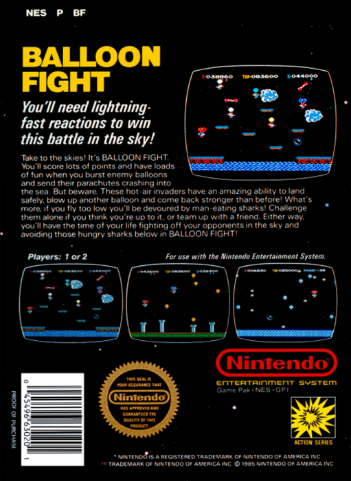 Balloon Fight – Nintendo Entertainment System (NES) - for just $36.99! 