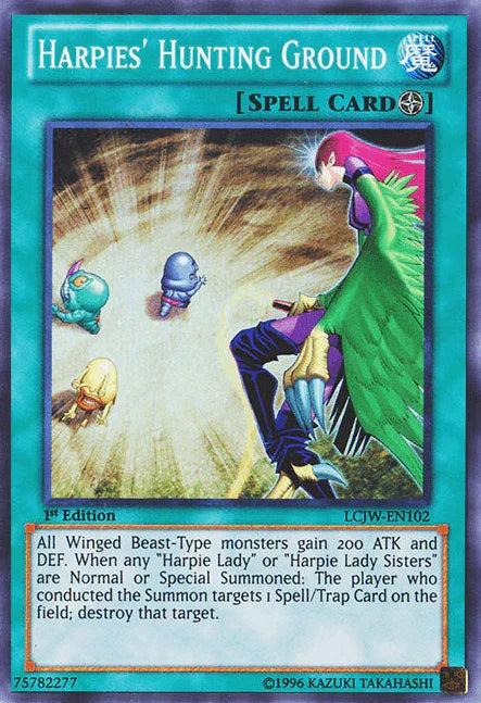 Harpies' Hunting Ground [LCJW-EN102] Super Rare - for just $0.50! 