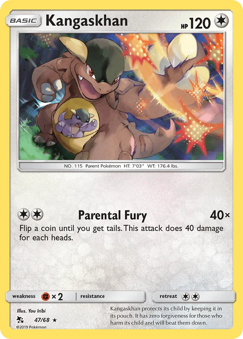 Kangaskhan (47/68) [Sun & Moon: Hidden Fates] - for just $0.10! 