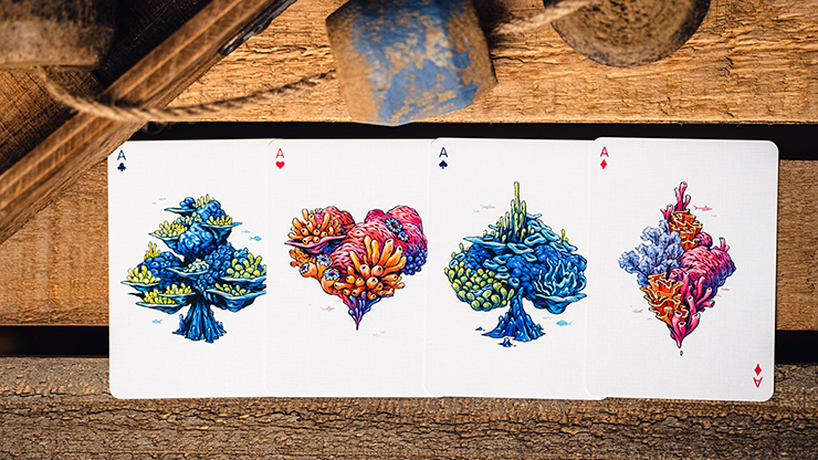 False Anchors V4 (Deep Sea) Playing Cards by Ryan Schlutz - for just $15.99! 