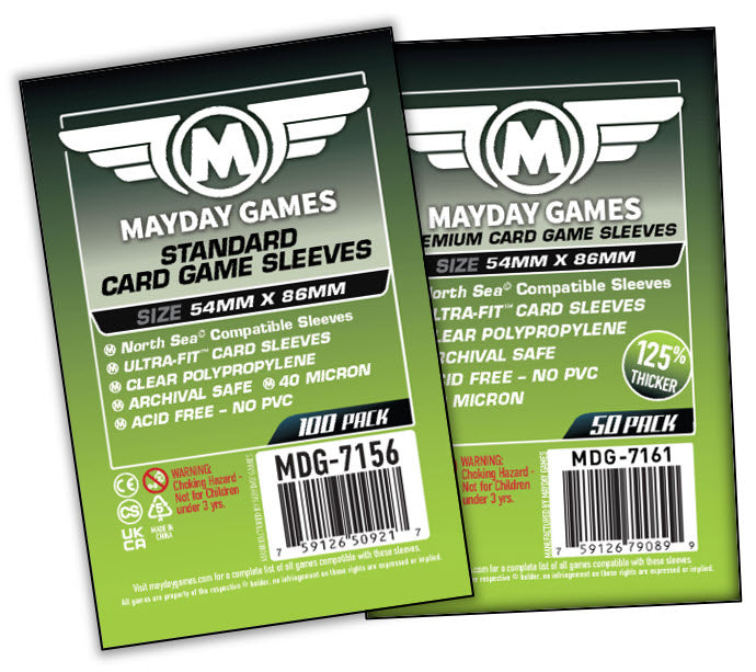 "North Sea" Compatible Sleeves (54x86mm) Standard 7156 or Premium 7161 - for just $2.75! 