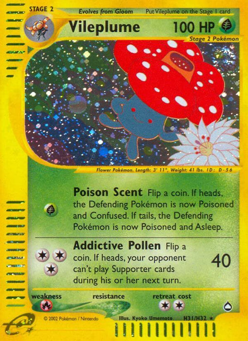 Vileplume (H31/H32) [Aquapolis] - for just $49.60! 