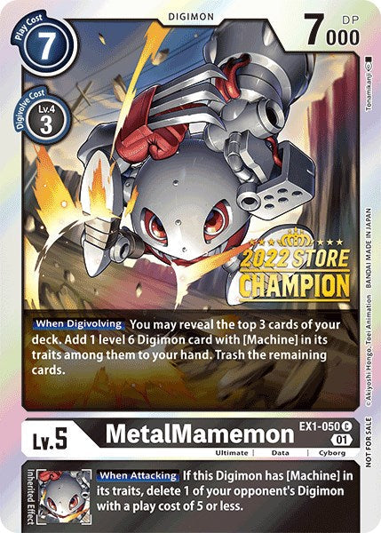 MetalMamemon [EX1-050] (2022 Store Champion) [Classic Collection Promos] - Just $1.05! Shop now at Retro Gaming of Denver