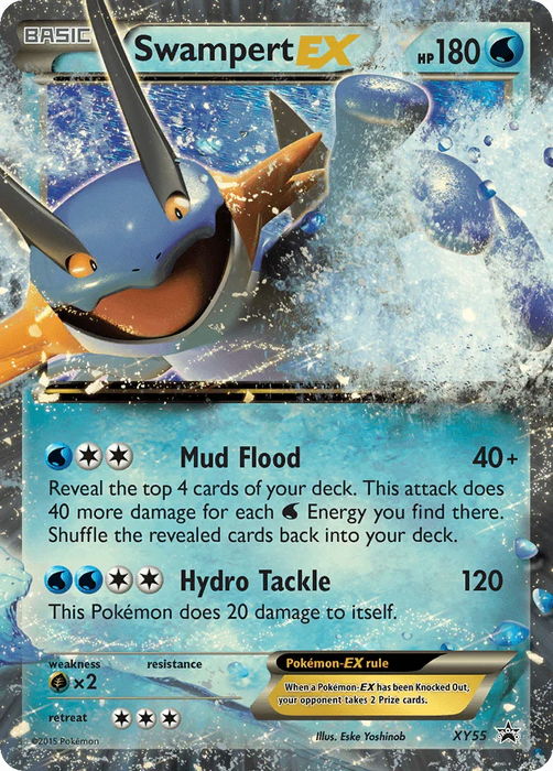 Swampert EX (XY55) [XY: Black Star Promos] - for just $3.40! 