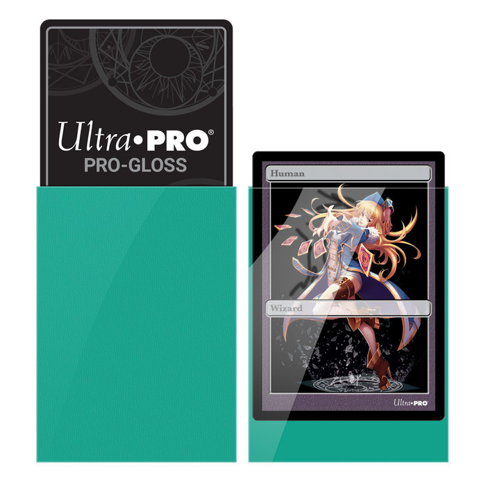 Ultra PRO: Small 60ct Sleeves - PRO-Gloss (Aqua) - Just $0! Shop now at Retro Gaming of Denver