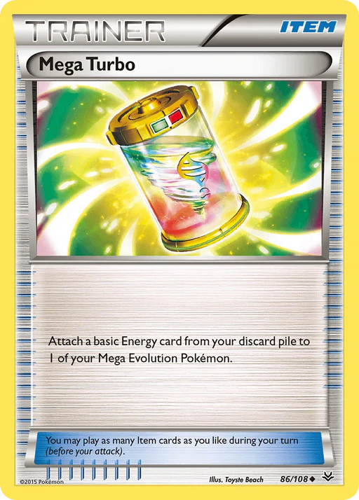 Mega Turbo (86/108) [XY: Roaring Skies] - for just $0.15! 