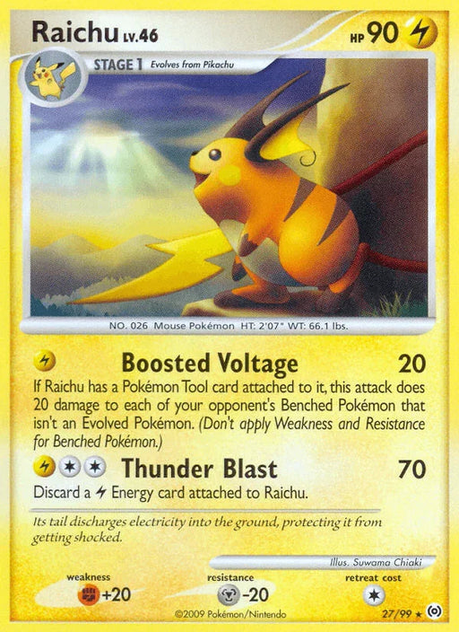 Raichu (27/99) [Platinum: Arceus] - for just $2.40! 