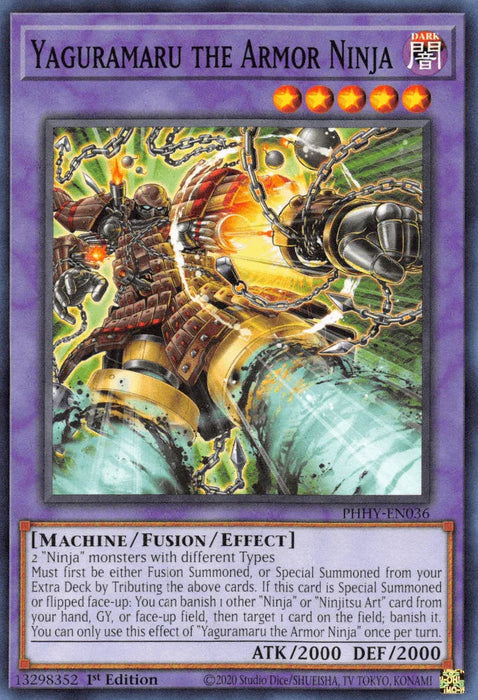 Yaguramaru the Armor Ninja [PHHY-EN036] Common - for just $0.10! 