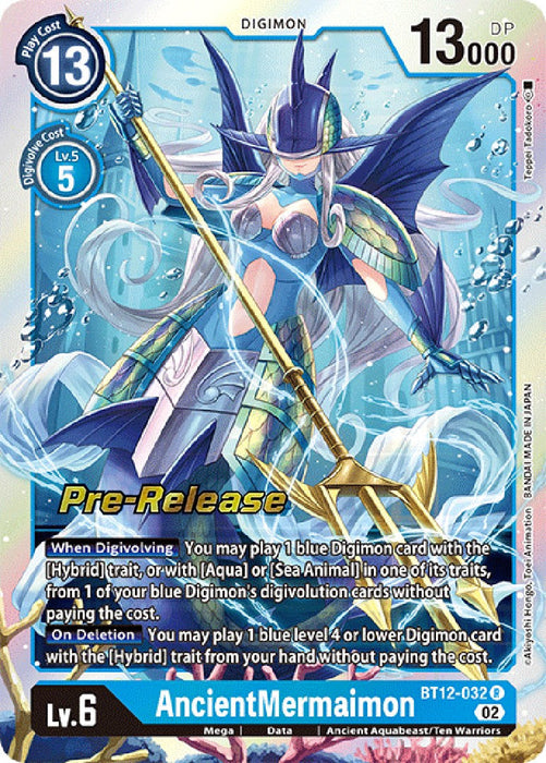 AncientMermaimon [BT12-032] [Across Time Pre-Release Cards] - Just $0.10! Shop now at Retro Gaming of Denver