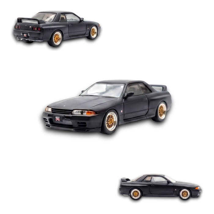Inno64 Nissan Skyline GT-R R32 Matt Black "THE DIECAST COMPANY" Special Edition 1:64 - for just $26.99! 