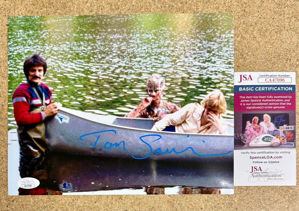 Actor Make Up Artist Tom Savini Signed Friday The 13th 8X10 Photo With JSA COA - for just $70! 