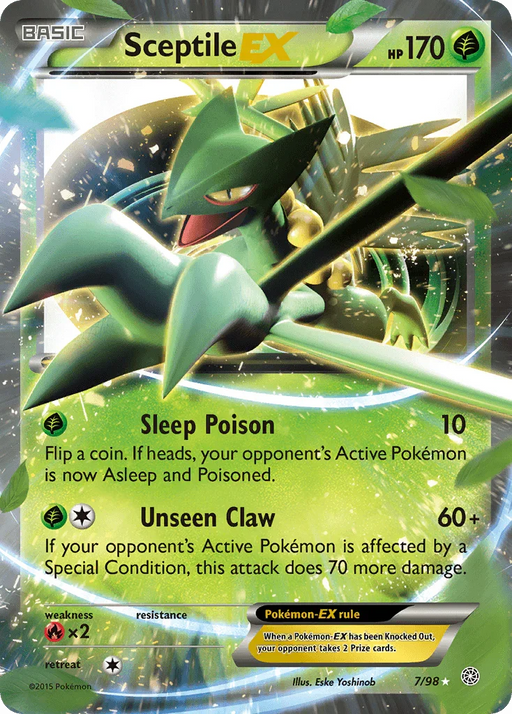 Sceptile EX (7/98) [XY: Ancient Origins] - for just $3.20! 