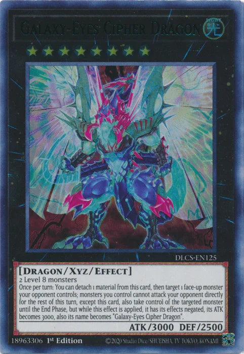 Galaxy-Eyes Cipher Dragon (Green) [DLCS-EN125] Ultra Rare - for just $0.75! 