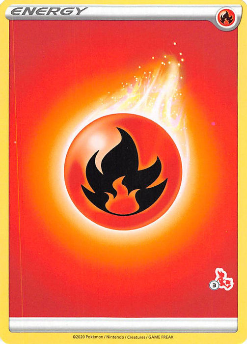 Fire Energy (Cinderace Stamp #3) [Battle Academy 2022] - Just $0.05! Shop now at Retro Gaming of Denver