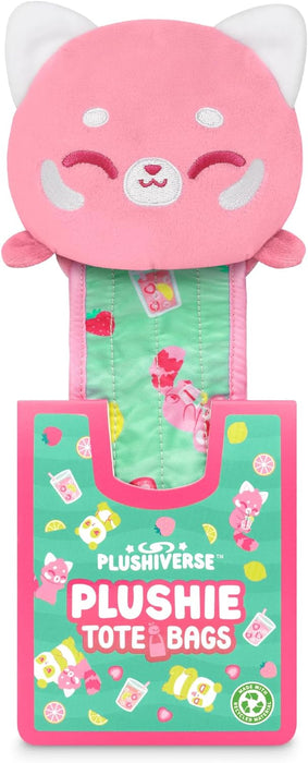 TeeTurtle Plushie Tote Bag: Strawberry Lemonade Red Panda - for just $20! 