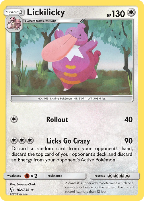 Lickilicky (162/236) [Sun & Moon: Unified Minds] - for just $0.20! 
