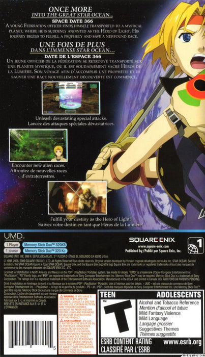 Star Ocean: Second Evolution  – PlayStation Portable (PSP) - for just $14.99! 