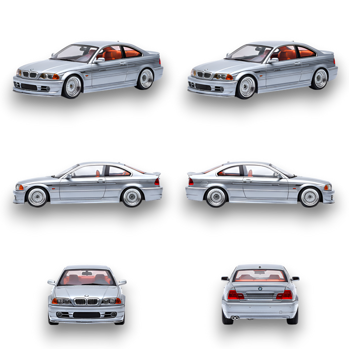 YM Model BMW E46 Alpina B3 Titan Silver 1:64 - for just $59.99! 